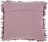 Loose Luscious Shag Purple Mauve Throw Pillow