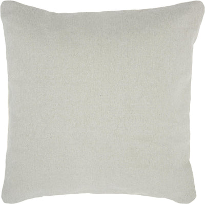 Solid Sand Distressed Throw Pillow