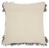 Navy and Ivory Textured Throw Pillow