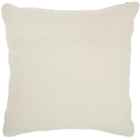 White And Denim Knubby Arrow Throw Pillow