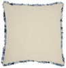 Soft Shaggy Blue and White Spotted Throw Pillow