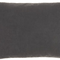 Charcoal Chunky Braid Lumbar Pillow