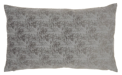 Slate Gray Distressed Gradient Lumbar Pillow