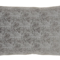 Slate Gray Distressed Gradient Lumbar Pillow