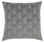 Slate Gray Distressed Gradient Throw Pillow