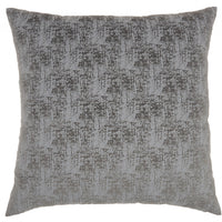 Slate Gray Distressed Gradient Throw Pillow
