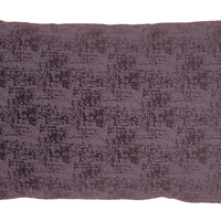 Plum Distressed Gradient Lumbar Pillow