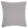 Light Gray Textured Lattice Throw Pillow