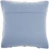 Soft Blue Textured Diamonds Throw Pillow