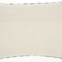 Multicolor Woven Fabric Lumbar Pillow