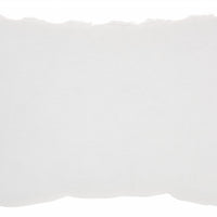 Petite White Embossed Rose Lumbar Pillow