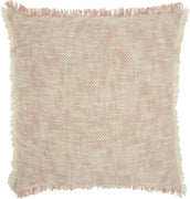 Blush and Ivory Abstract Pattern Throw Pillow