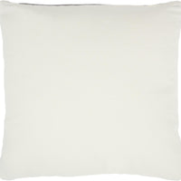 Gray Velvet Modern Throw Pillow