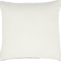 Purple Velvet Modern Throw Pillow