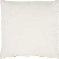 Yellow Velvet Modern Throw Pillow