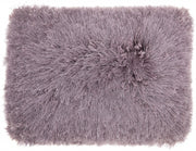 Lavender Super Shaggy Throw Pillow