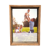 Rustic Farmhouse Reclaimed Wood Shadow Box Picture Frame - 10x10