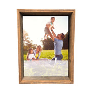 Rustic Farmhouse Reclaimed Wood Shadow Box Picture Frame - 10x10