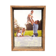 Rustic Farmhouse Reclaimed Wood Shadow Box Picture Frame - 12x12