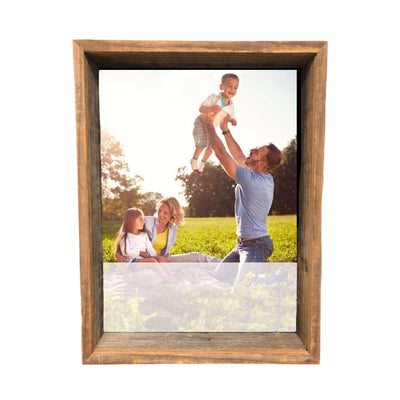 Rustic Farmhouse Reclaimed Wood Shadow Box Picture Frame - 16x20