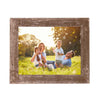 12” x 16” Rustic Farmhouse Brown Wood Frame