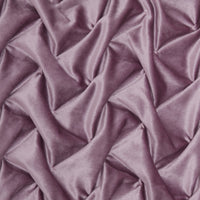 Lavender Pleated Velvet Throw Pillow