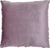 Lavender Pleated Velvet Throw Pillow