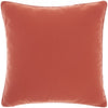 Pink Velour Throw Pillow