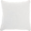 White and Silver Square Pattern Throw Pillow