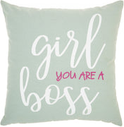 Girl You Are A Boss Throw Pillow