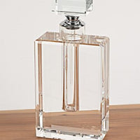 Modern Clear Square Crystal Perfume Bottle