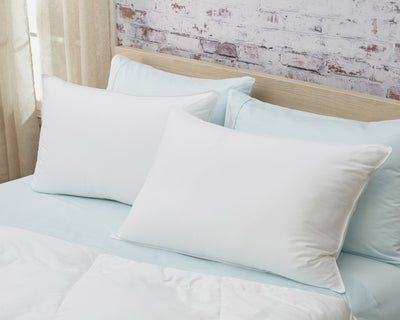Lux Sateen Down Alternative Standard Size Medium Pillow