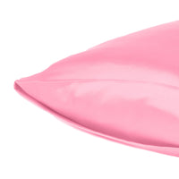 Pink Rose Dreamy Set of 2 Silky Satin King Pillowcases