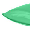 Green Dreamy Set of 2 Silky Satin King Pillowcases