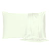 Ivory Dreamy Set of 2 Silky Satin King Pillowcases