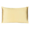 Gold Dreamy Set of 2 Silky Satin Standard Pillowcases