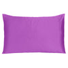 Purple Dreamy Set of 2 Silky Satin Standard Pillowcases