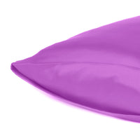 Purple Dreamy Set of 2 Silky Satin Standard Pillowcases