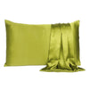 Lemongrass Dreamy Set of 2 Silky Satin Queen Pillowcases