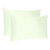 Ivory Dreamy Set of 2 Silky Satin Queen Pillowcases