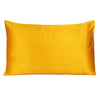 Goldenrod Dreamy Set of 2 Silky Satin Queen Pillowcases