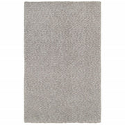 7’ x 10’ Modern Shaggy Soft Gray Indoor Area Rug