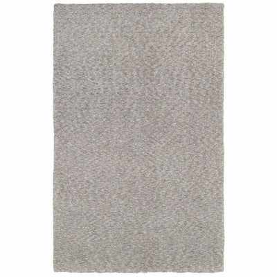 7’ x 10’ Modern Shaggy Soft Gray Indoor Area Rug