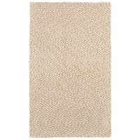 8’ x 11’ Modern Soft Tan Indoor Area Rug