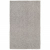 8’ x 11’ Modern Shaggy Soft Gray Indoor Area Rug