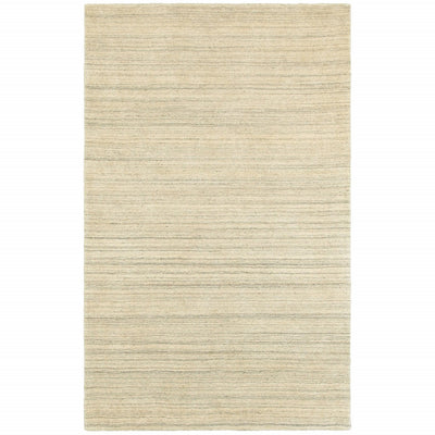 8’ x 10’ Two-toned Beige and GrayArea Rug