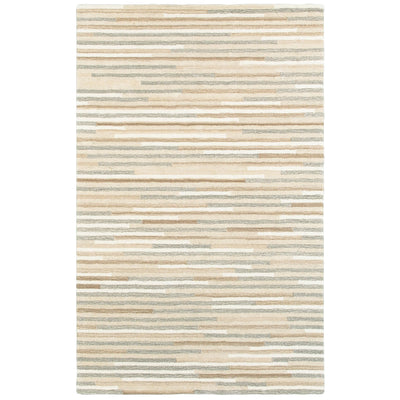 8’ x 10’ Beige and Gray Eclectic LinesArea Rug