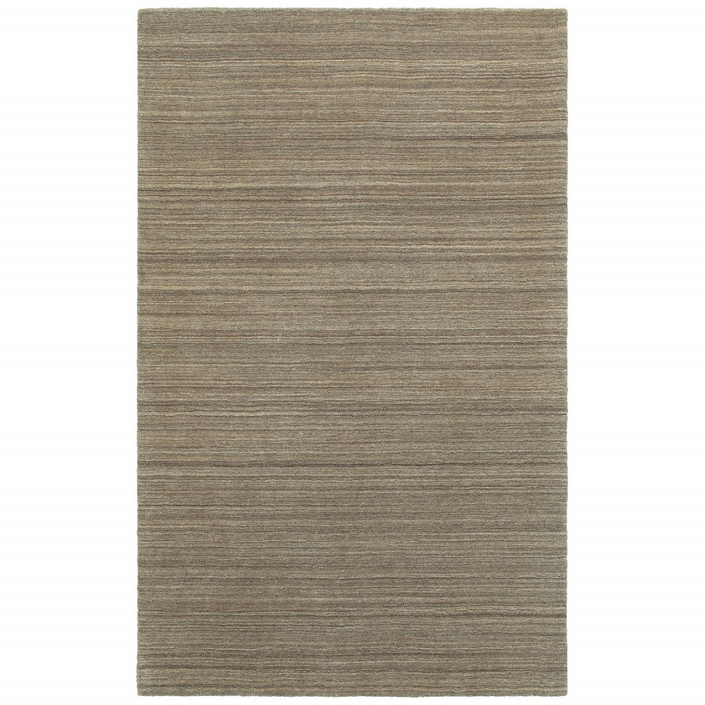 10'x13' Two-toned Brown and Beige Indoor Area Rug