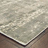 6’ x 9’ Gray and Ivory Abstract Splash Indoor Area Rug