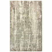 8’ x 10’ Gray and Ivory Abstract Splash Indoor Area Rug